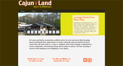 Desktop Screenshot of cajunlandrealty.com